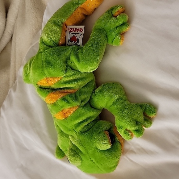 Webkinz Lemon Lime Gecko Ganz - Picture 1 of 7